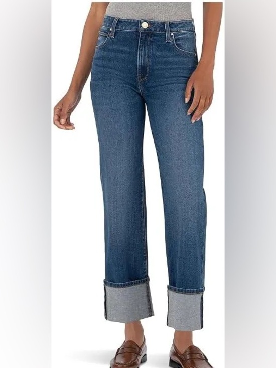 Kut from the Kloth Denim - Kut From the Kloth Sienna Cuffed Wide Leg Jeans